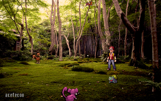 Illustration for article titled Classic Video Games With Real-Life Backdrops Are Delightful